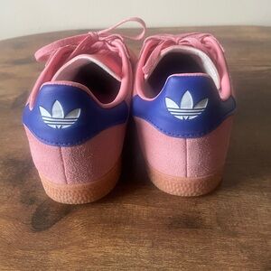 adidas Pink and Blue Athletic Shoes